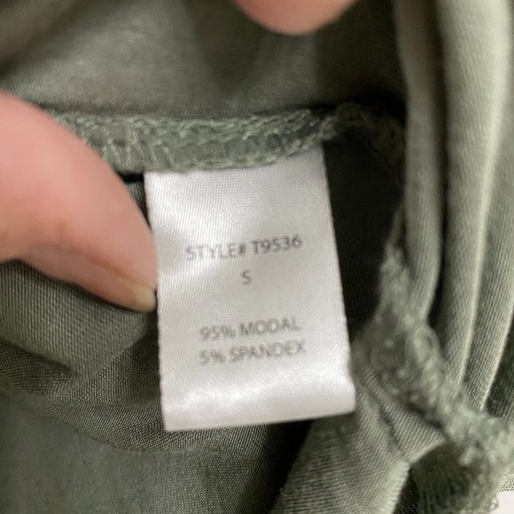 Lk New~.Rae Mode Basic Long Sleeve Top with Pocket ~Sm - Picture 8 of 10